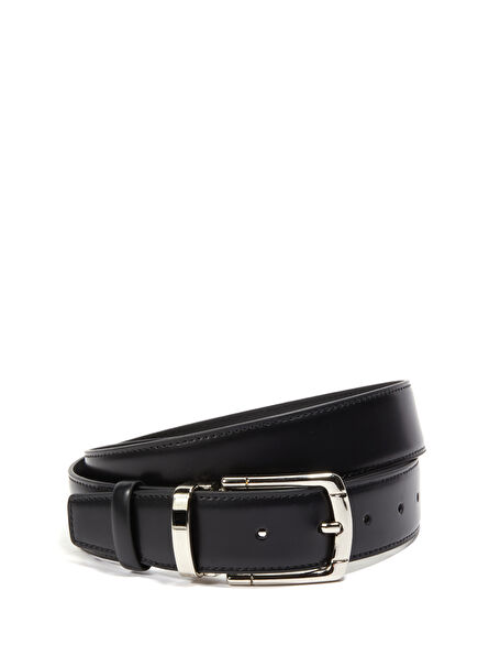 Siyah Erkek Deri Kemer