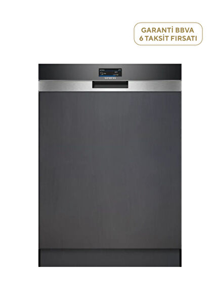 iQ700 Steel Semi-Built-in Dishwasher