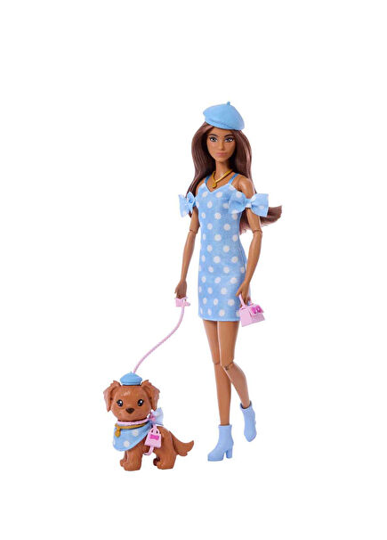 Compatible Friends Brown Haired Baby and Puppy JFP38
