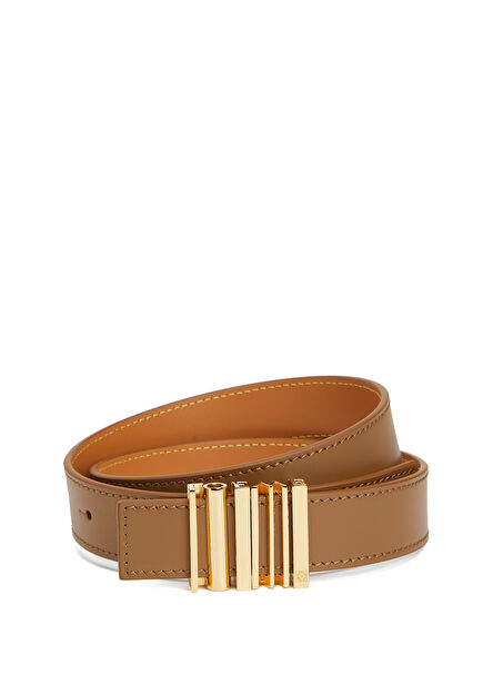 Brown Women's Leather Belt