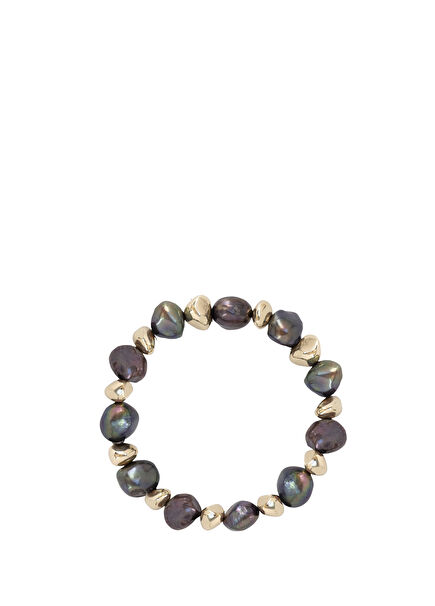 Avery No:2 Siyah İnci Kadın Bileklik 