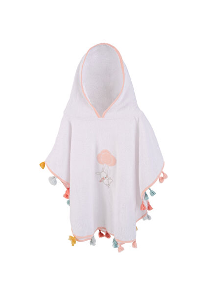 Ruby Rabbit Bambu Unisex Bebek ve Çocuk Panço Havlu