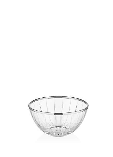Accademia Platin Yaldızlı Cam Kase 350 ml