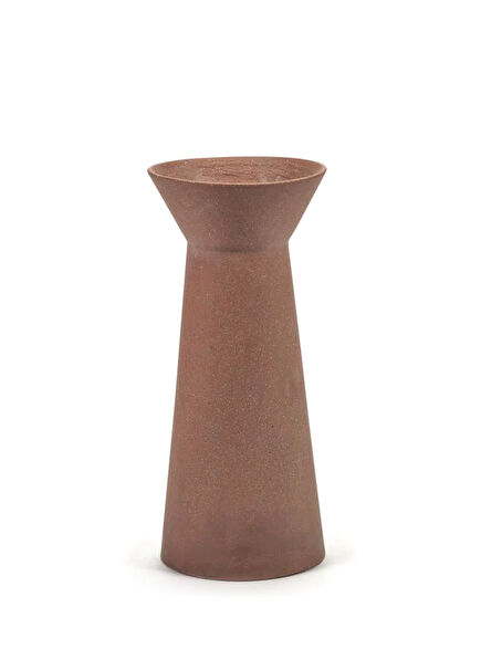 02 Red Brown Marie Ann Kiremit Seramik Büyük Boy Dekoratif Obje