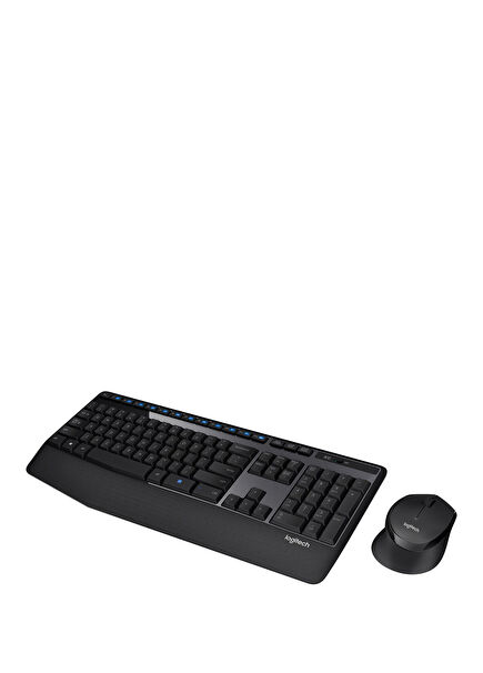 MK345 Siyah Kablosuz Türkçe Klavye Mouse Seti
