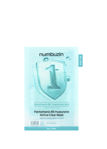 No.1 Pantothenic B5 Hyaluronic Active Clear Mask Soothing Face Mask