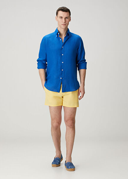 Yellow Waist Corded Swimsuit