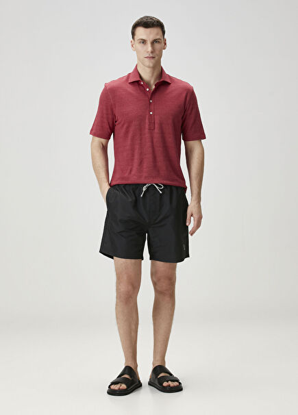 Siyah Beli Kordonlu Mayo