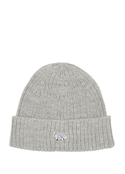 Grey Women's Wool Beanie