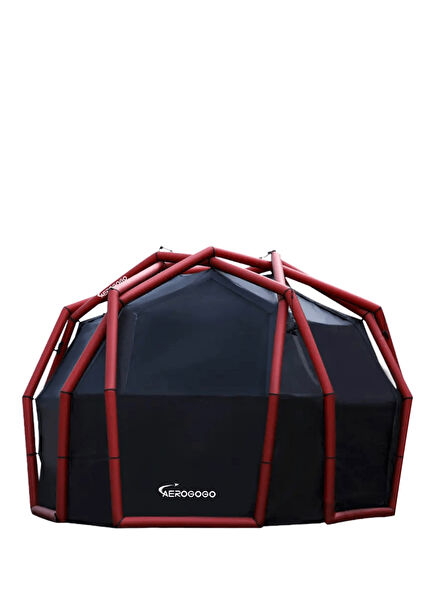 Siyah Dahili Elektrikli Pompalı Otomatik Kurulum Şişme Kubbe Çadır 