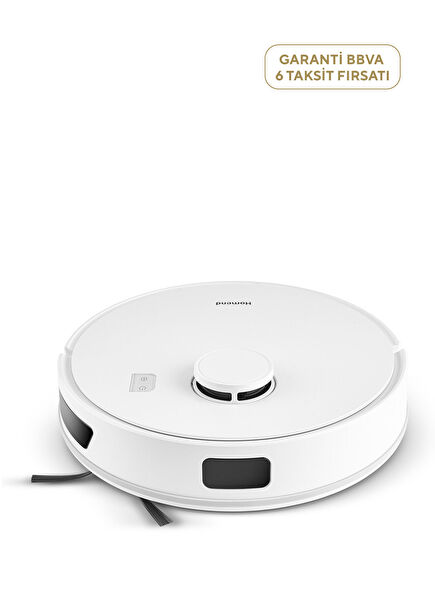 Alex Laser 1291H Smart Robot Vacuum Cleaner with White Wet and Dry Mop