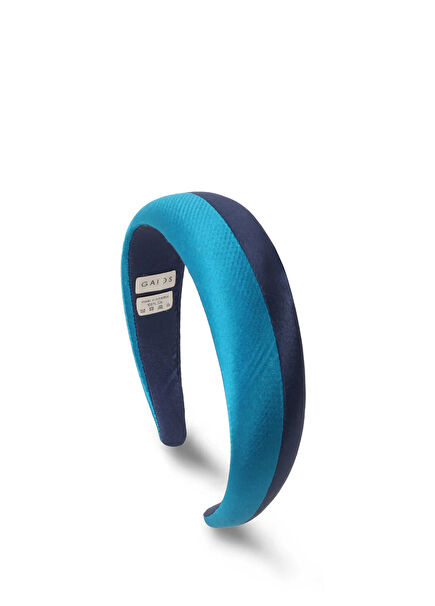 Hybrid Loretha Mavi Lacivert İpek Kumaş Kadın Taç