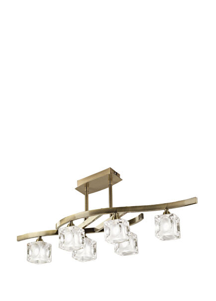 Cuadrax Bronz Plafonyer Avize