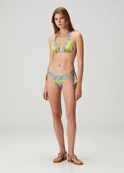 Desenli Bikini Takımı