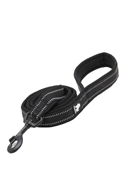 Black Soft Sponge Dog Leash Strap