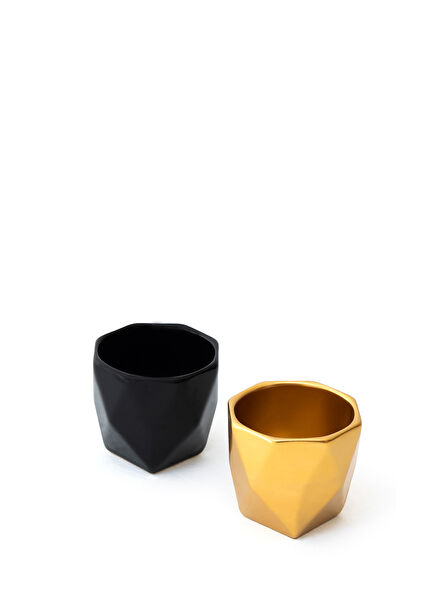 Moi Gold and Moi Black Decorative Object