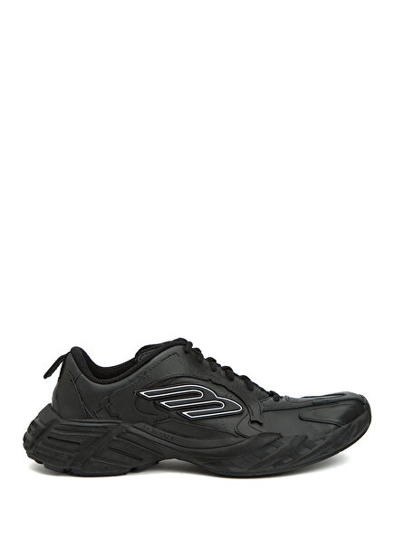 Monday Siyah Erkek Deri Sneaker