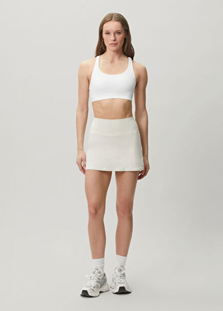 Align High-Rise Beyaz Etek