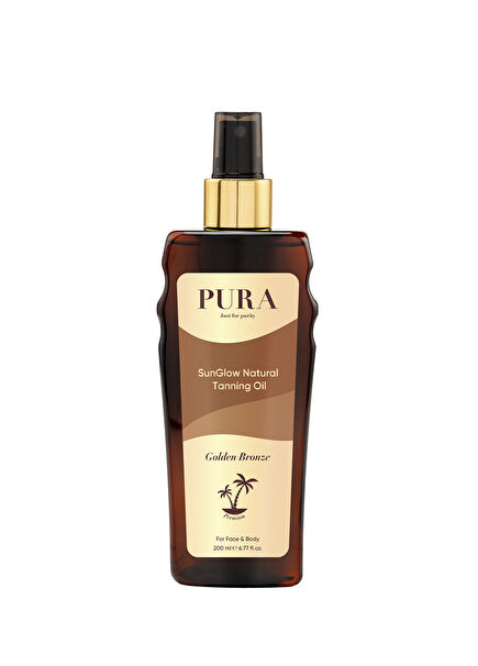 SunGlow Natural Bronzing Oil Doğal Besleyici Bronzlaştırıcı Yağ 200 ml