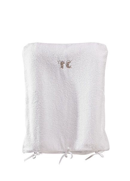 White Unisex Baby Opening Cover