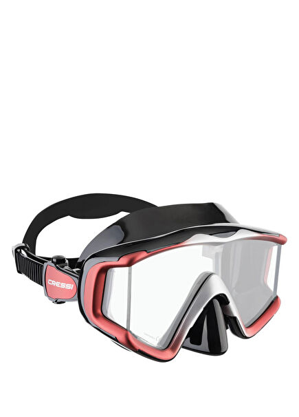 Liberty Black Red Silver Unisex Dalış ve Yüzme Maskesi