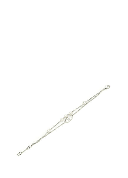 VLogo Silver Women's Bracelet