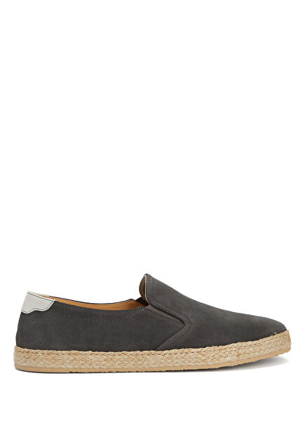 Anthracite Men's Suede Espadrille