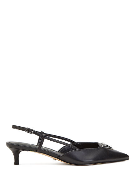 Jesson Black Leather Heels