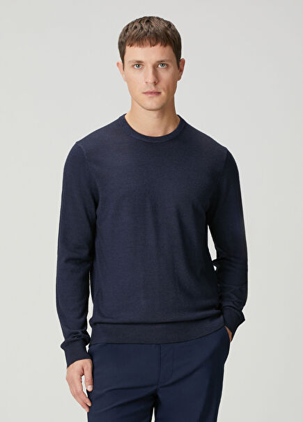 Lacivert Merino Kazak