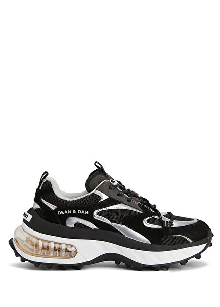 Bubble Black Women's Leather Sneaker