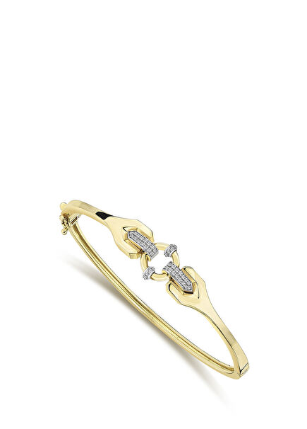 Insula Monarch 14K Gold Women's Diamond Bracelet