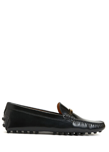 Anthracite Women's Leather Loafer