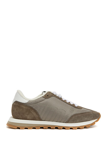 New Rush Kahverengi Kadın Deri Sneaker