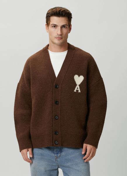 Brown Knit Cardigan