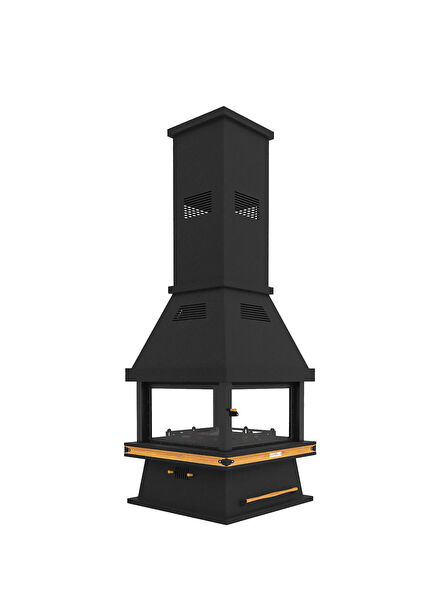 Median Fireplace 140 x 140 cm