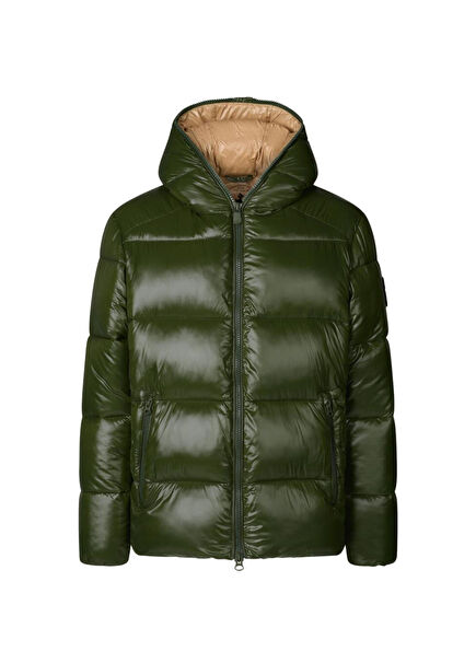 Edgard Yeşil Kapüşonlu Erkek Şişme Mont