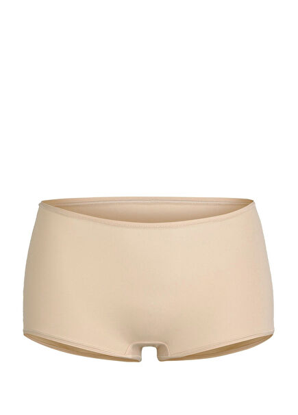 Fits Everybody Koyu Bej Kadın Boxer