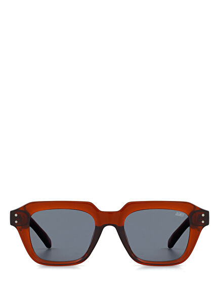 Allure Brown Acetate Unisex Sunglasses