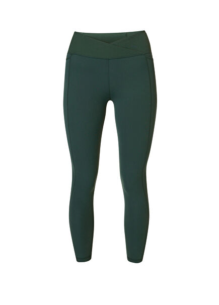 Summer Super Soft 7/8 Wrag Yeşil Kadın Koşu Taytı