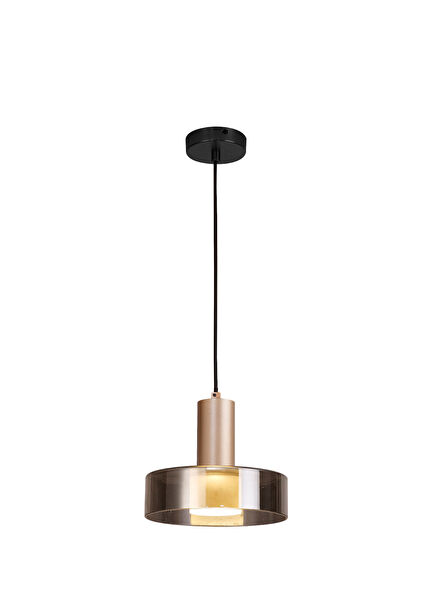 Gin Si̇yah Altın Rengi Sarkıt Avize