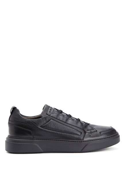 Phantom Siyah Erkek Deri Sneaker