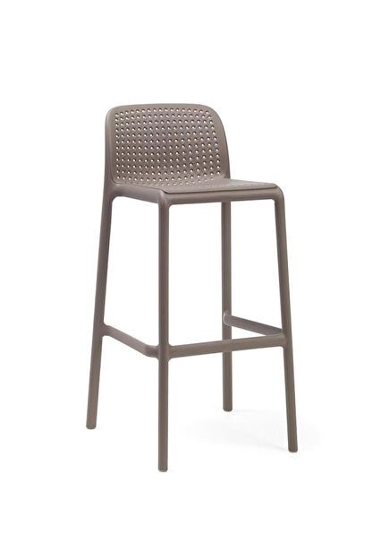 Lido Tortora Stackable Bar Chair