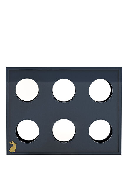 Lacivert Ahşap Mini Şarap Ünitesi