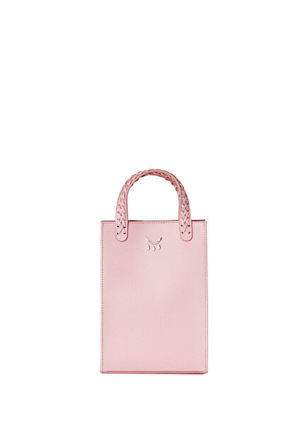 Mini Muse Pembe Kadın Deri Çanta