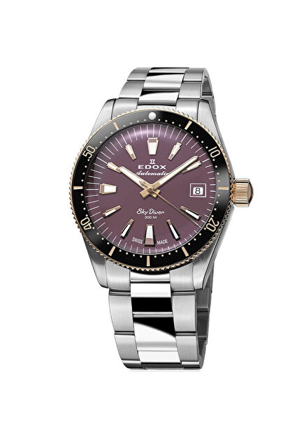 SkyDiver 80131 357RNRM Vio Gümüş Metal Erkek Kol Saati