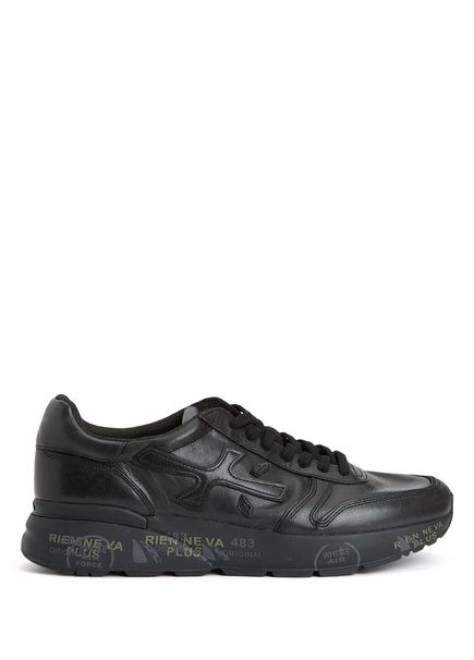 Mick 1453N Siyah Erkek Deri Sneaker