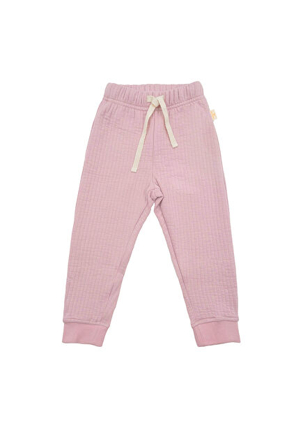 Kapitone Lila Kız Çocuk Pantolon