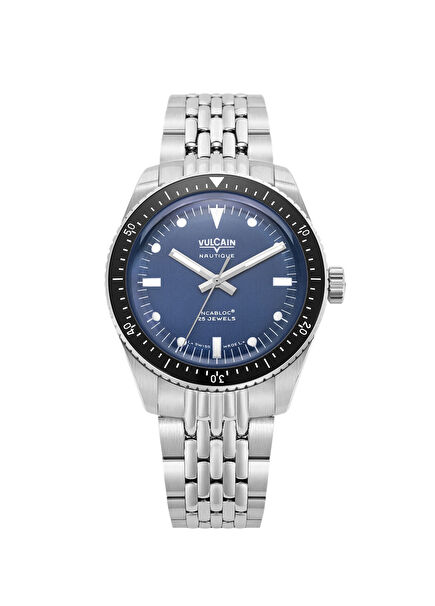 Skindiver Nautique Blue White BHM287 Metal Çelik Erkek Kol Saati