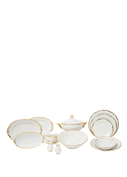 Porselen 77 Parça 12 Kişilik Yemek Takımı