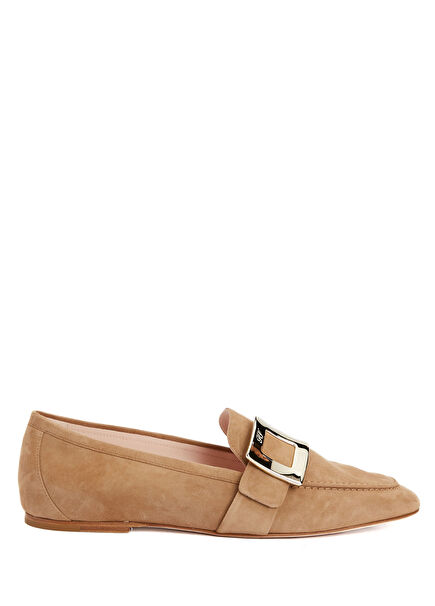 Tan Women's Suede Loafer